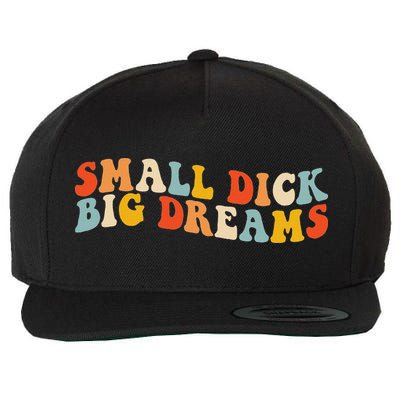 Small Dick Big Dreams Wool Snapback Cap
