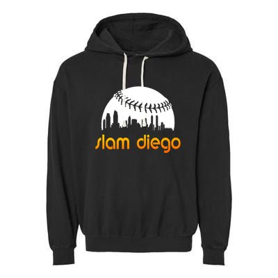 Slam Diego Baseball Fan Garment-Dyed Fleece Hoodie