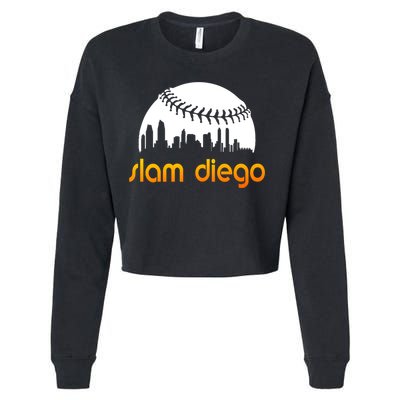 Slam Diego Baseball Fan Cropped Pullover Crew