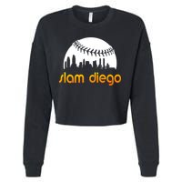 Slam Diego Baseball Fan Cropped Pullover Crew