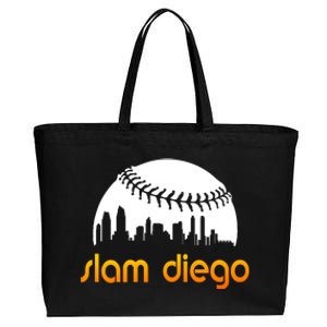 Slam Diego Baseball Fan Cotton Canvas Jumbo Tote