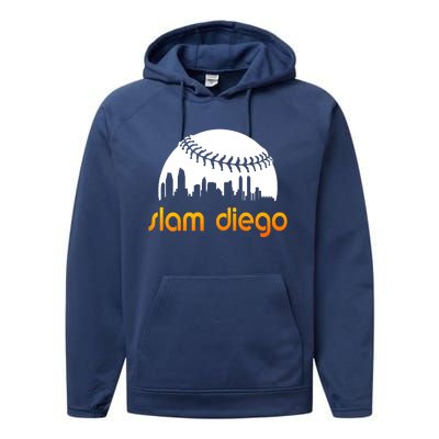 Slam Diego Baseball Fan Performance Fleece Hoodie