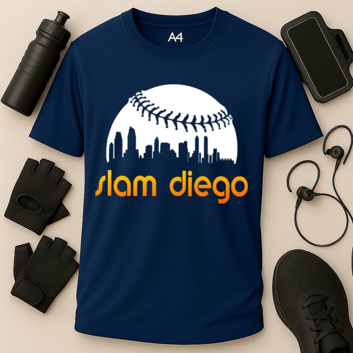 Slam Diego Baseball Fan Cooling Performance Crew T-Shirt