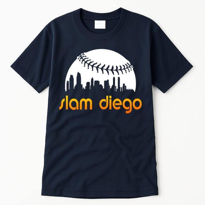 Slam Diego Baseball Fan Tall T-Shirt
