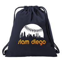 Slam Diego Baseball Fan Drawstring Bag