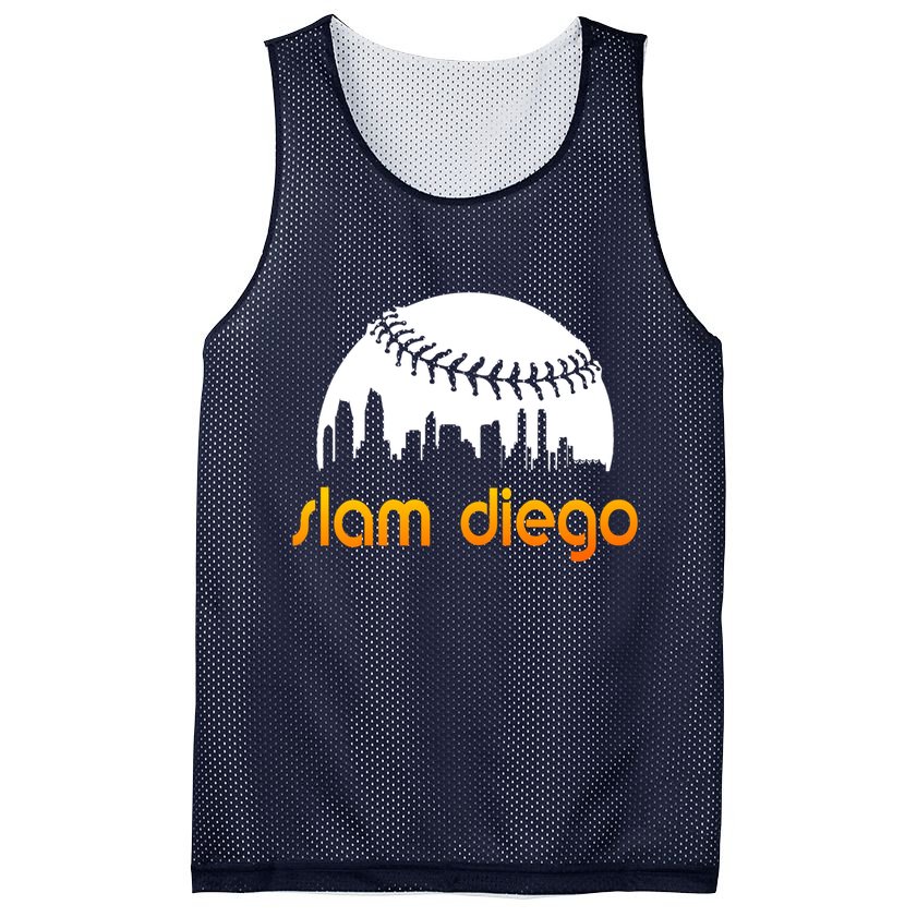 Slam Diego Baseball Fan Mesh Reversible Basketball Jersey Tank