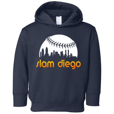 Slam Diego Baseball Fan Toddler Hoodie