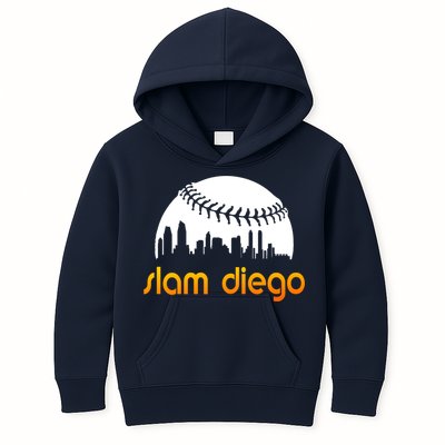 Slam Diego Baseball Fan Kids Hoodie