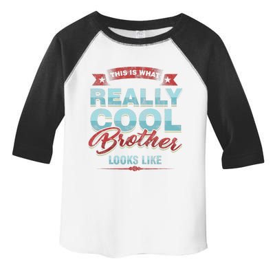 Sibling's Day Bro Appreciation What Cool Brother Looks Like Toddler Fine Jersey T-Shirt