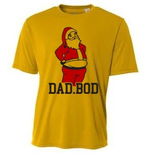 Santa Dad Bod Gift Cooling Performance Crew T-Shirt