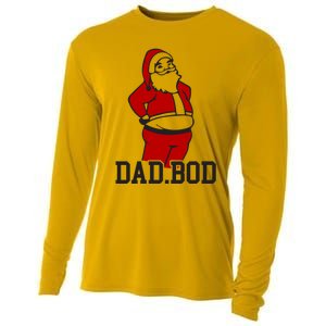 Santa Dad Bod Gift Cooling Performance Long Sleeve Crew