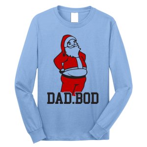 Santa Dad Bod Gift Long Sleeve Shirt