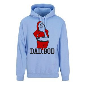 Santa Dad Bod Gift Unisex Surf Hoodie