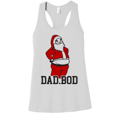 Santa Dad Bod Gift Women's Racerback Tank