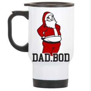 Santa Dad Bod Gift Stainless Steel Travel Mug