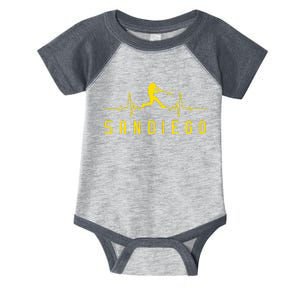 San Diego Baseball Heartbeat Sd Infant Baby Jersey Bodysuit