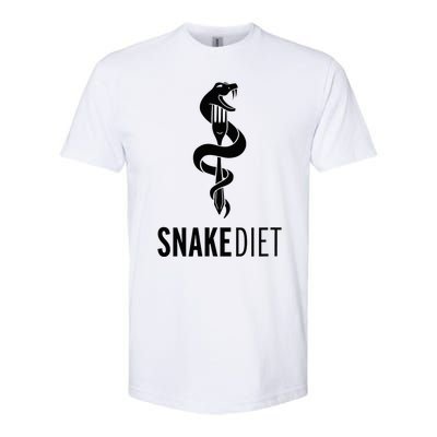 Snake Diet Black Softstyle® CVC T-Shirt