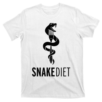 Snake Diet Black T-Shirt