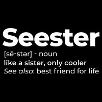 Seester Definition Best Friend For Life Drawstring Bag