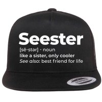 Seester Definition Best Friend For Life Flat Bill Trucker Hat