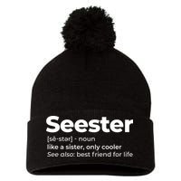 Seester Definition Best Friend For Life Pom Pom 12in Knit Beanie