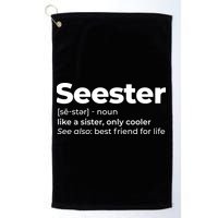 Seester Definition Best Friend For Life Golf Towel