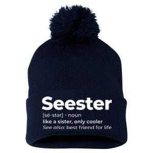 Seester Definition Best Friend For Life Pom Pom 12in Knit Beanie