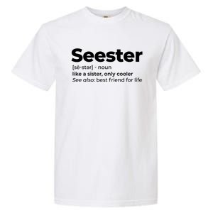 Seester Definition Best Friend For Life Garment-Dyed Heavyweight T-Shirt