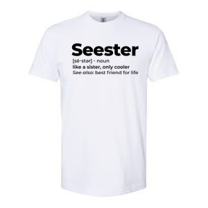 Seester Definition Best Friend For Life Softstyle CVC T-Shirt