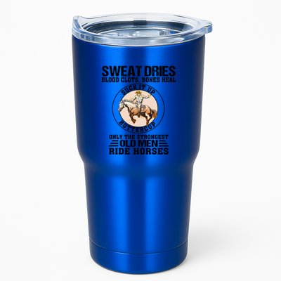 Sweat Dries Blood Clots Bones Heal Western Cow Horse Gift Tumbler