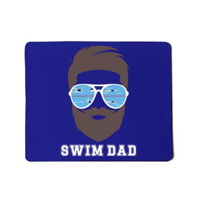 Swim Dad Beard Swimming Dad Of A Swimmer Father Cute Gift Mousepad