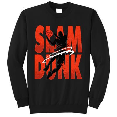 Slam Dunk Basketball Player Hoops Coach Sweatshirt