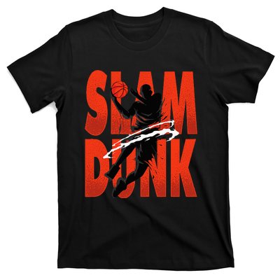 Slam Dunk Basketball Player Hoops Coach T-Shirt