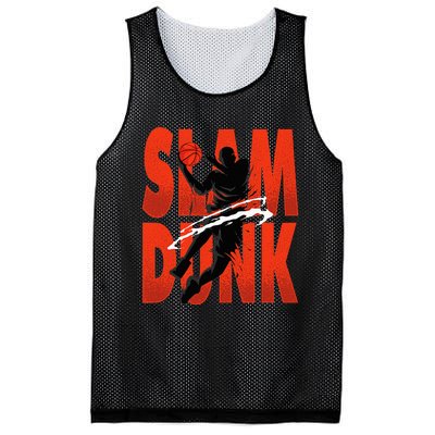 Slam Dunk Basketball Player Hoops Coach Mesh Reversible Basketball Jersey Tank