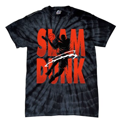 Slam Dunk Basketball Player Hoops Coach Tie-Dye T-Shirt