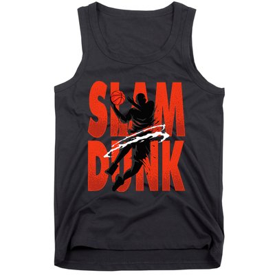 Slam Dunk Basketball Player Hoops Coach Tank Top