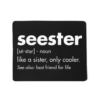 Seester Definition BestFriends BFF Mousepad