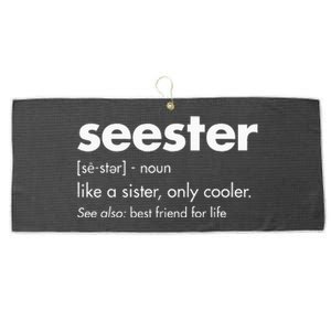 Seester Definition BestFriends BFF Large Microfiber Waffle Golf Towel