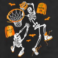 Skeleton Dunking Basketball Halloween Costume 11oz C Handle Ceramic Mug