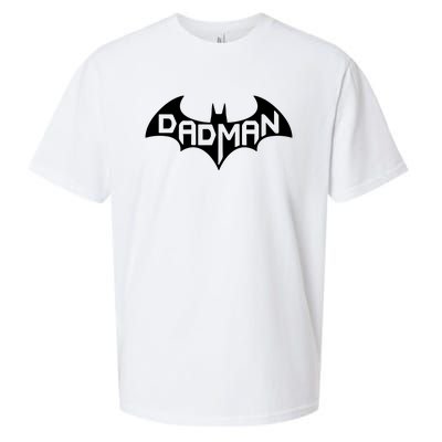 Super Dadman Bat Hero Funny Sueded Cloud Jersey T-Shirt