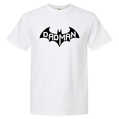 Super Dadman Bat Hero Funny Garment-Dyed Heavyweight T-Shirt