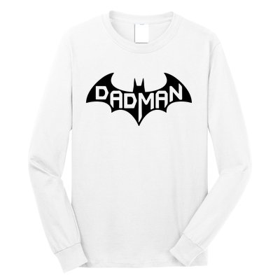 Super Dadman Bat Hero Funny Long Sleeve Shirt