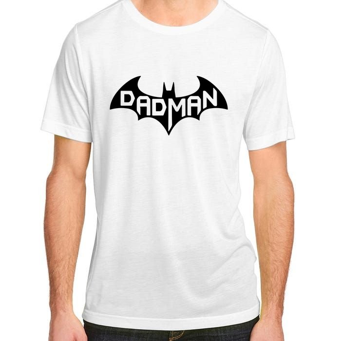 Super Dadman Bat Hero Funny Adult ChromaSoft Performance T-Shirt