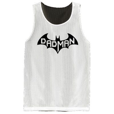 Super Dadman Bat Hero Funny Mesh Reversible Basketball Jersey Tank