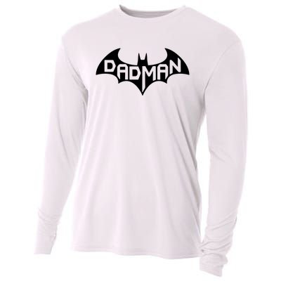 Super Dadman Bat Hero Funny Cooling Performance Long Sleeve Crew