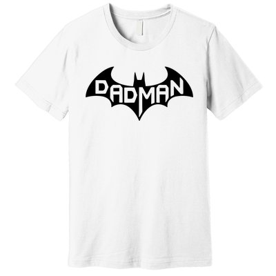 Super Dadman Bat Hero Funny Premium T-Shirt