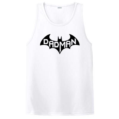 Super Dadman Bat Hero Funny PosiCharge Competitor Tank