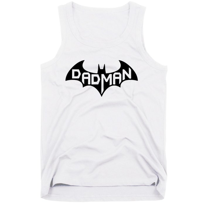 Super Dadman Bat Hero Funny Tank Top