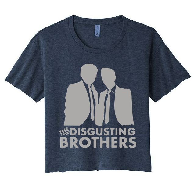 Succession Disgusting Brothers Adult Women's Crop Top Tee