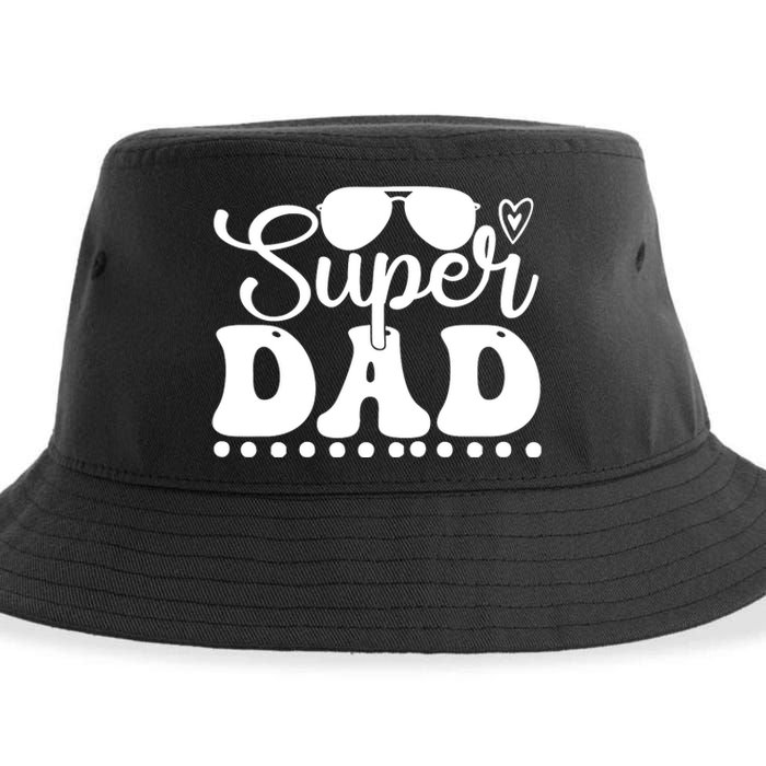 Super Dad Blessed Dad Fathers Day Sustainable Bucket Hat